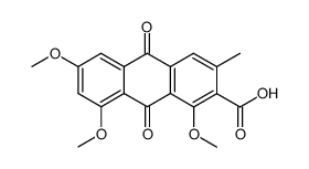 tri-O-methyl endocrocin结构式