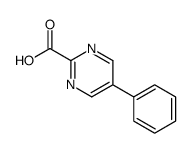 5-phenylpyrimidine-2-carboxylic acid Structure