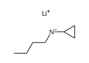 lithium N-butylcyclopropylamide Structure