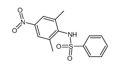 benzenesulfonic acid-(2,6-dimethyl-4-nitro-anilide) Structure