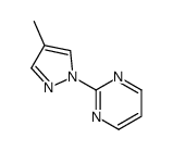 2-(4-METHYL-1H-PYRAZOL-1-YL)PYRIMIDINE结构式