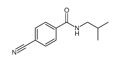 Benzamide, 4-cyano-N-(2-methylpropyl) Structure