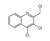 3,4-dichloro-2-chloromethyl-quinoline结构式