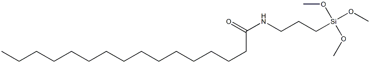 N-(3-Trimethoxysilylpropyl)Palmitamide structure