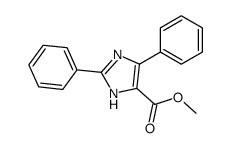 methyl 2,4-diphenyl-1H-imidazole-5-carboxylate Structure