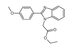 [2-(4-METHOXY-PHENYL)-BENZOIMIDAZOL-1-YL]-ACETIC ACID ETHYL ESTER picture