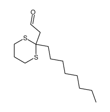 (2-octyl-1,3-dithian-2-yl)acetaldehyde Structure