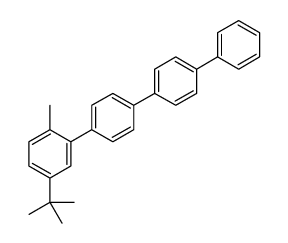 1,1':4',1'':4'',1'''-Quaterphenyl, 5-(1,1-dimethylethyl)-2-methyl Structure