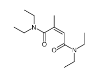 N,N,N',N'-tetraethyl-2-methylbut-2-enediamide结构式