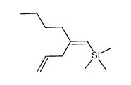 (E)-4-n-butyl-1-(trimethylsilyl)-1,4-pentadiene Structure