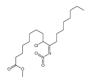 methyl 9-chloro-10-nitroiminooctadecanoate Structure