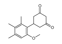 5-(6-methoxy-2,3,4-trimethylphenyl)cyclohexane-1,3-dione结构式