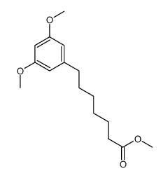 methyl 7-(3,5-dimethoxyphenyl)heptanoate结构式