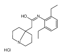 N-(2,6-diethylphenyl)-2-(1,2,3,5,6,7-hexahydropyrrolizin-8-yl)acetamide,hydrochloride结构式