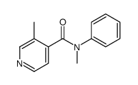 N,3-dimethyl-N-phenylpyridine-4-carboxamide Structure