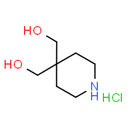 [4-(hydroxymethyl)piperidin-4-yl]methanol hydrochloride Structure
