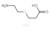 3-(2-aminoethylsulfanyl)propanoic acid Structure