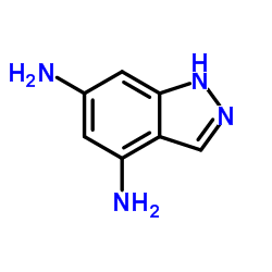 1H-Indazole-4,6-diamine结构式