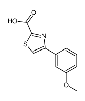 4-(3-METHOXY-PHENYL)-THIAZOLE-2-CARBOXYLIC ACID structure