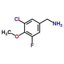 3-Chloro-5-fluoro-4-methoxybenzylamine picture