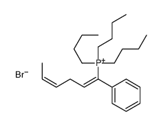 tributyl(1-phenylhexa-1,4-dienyl)phosphanium,bromide Structure