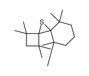 1,1,3,3,6,6,10,10-octamethyl-11-thiadispiro[3.0.55.14]undecane Structure