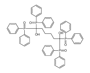 1,1,6,6-tetrakis(diphenylphosphoryl)hexane-1,6-diol结构式