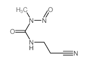 3-(2-cyanoethyl)-1-methyl-1-nitroso-urea Structure