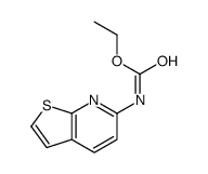 ethyl N-thieno[2,3-b]pyridin-6-ylcarbamate结构式