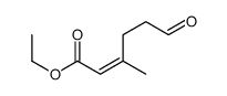 ethyl 3-methyl-6-oxohex-2-enoate结构式