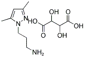 3-(3,5-DIMETHYL-PYRAZOL-1-YL)-PROPYLAMINETARTRATE Structure