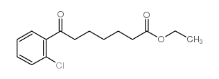 ethyl 7-(2-chlorophenyl)-7-oxoheptanoate Structure