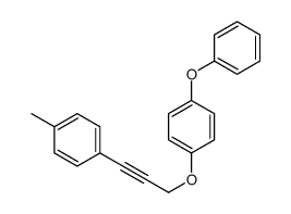 1-methyl-4-[3-(4-phenoxyphenoxy)prop-1-ynyl]benzene Structure