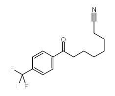 8-OXO-8-(4-TRIFLUOROMETHYLPHENYL)OCTANENITRILE structure