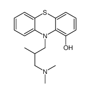 10-[3-(dimethylamino)-2-methylpropyl]phenothiazin-1-ol结构式