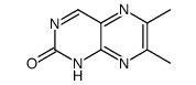 2(1H)-Pteridinone,6,7-dimethyl-(9CI)结构式