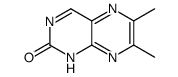 2(1H)-Pteridinone,6,7-dimethyl-(9CI) structure