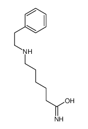 6-(2-phenylethylamino)hexanamide Structure