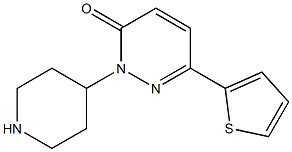 2-(4-piperidinyl)-6-(2-thienyl)-3(2H)-pyridazinone Structure