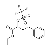 (-)-α-[(Trifluoromethyl)sulfonyl]oxy-4-phenylbutyric acid,ethyl ester结构式