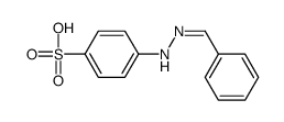 4-(2-benzylidenehydrazinyl)benzenesulfonic acid Structure