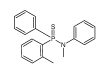 Phosphinothioic amide, N-methyl-P-(2-methylphenyl)-N,P-diphenyl Structure