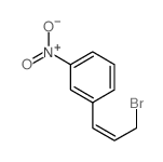 1-(3-bromoprop-1-enyl)-3-nitro-benzene结构式
