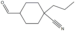 4-formyl-1-propylCyclohexanecarbonitrile结构式