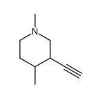 Piperidine, 3-ethynyl-1,4-dimethyl- (9CI)结构式