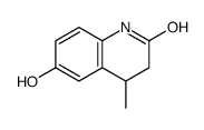 6-hydroxy-4-methyl-3,4-dihydro-1H-quinolin-2-one结构式