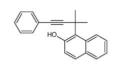1-(2-methyl-4-phenylbut-3-yn-2-yl)naphthalen-2-ol Structure