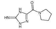 (3-amino-1H-1,2,4-triazol-5-yl)-pyrrolidin-1-ylmethanone Structure