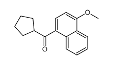 cyclopentyl-(4-methoxynaphthalen-1-yl)methanone Structure