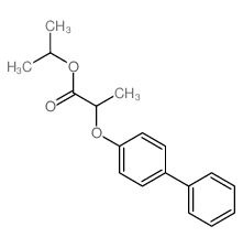 propan-2-yl 2-(4-phenylphenoxy)propanoate Structure